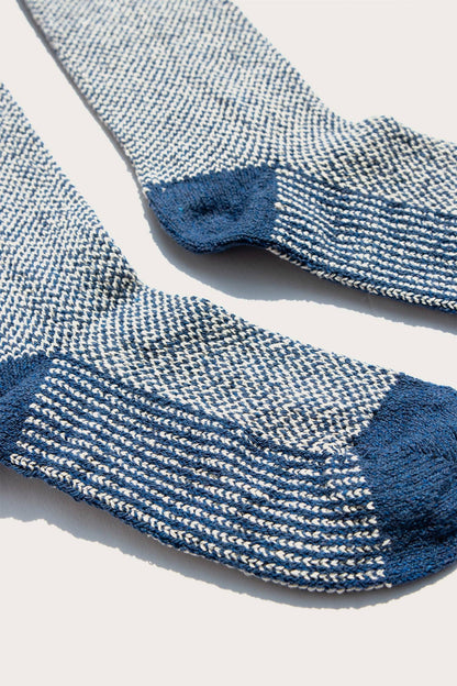 Helix Socks in Navy