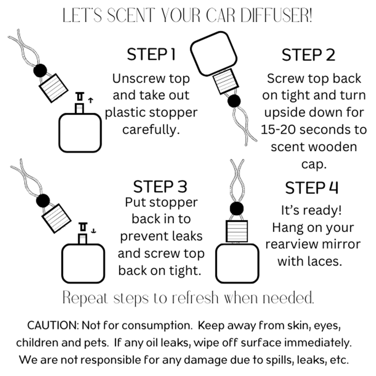 Mango + Coconut Car Diffuser
