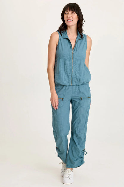 Tallis Vest in Dark Turquoise | XCVI