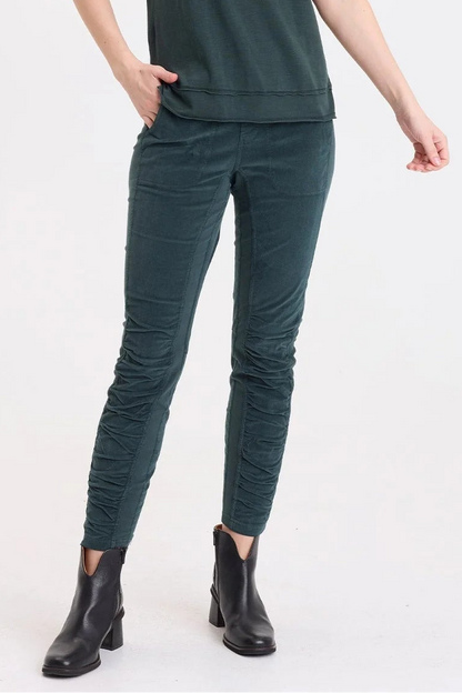Penny Corduroy Legging in Dark Teal | Wearables