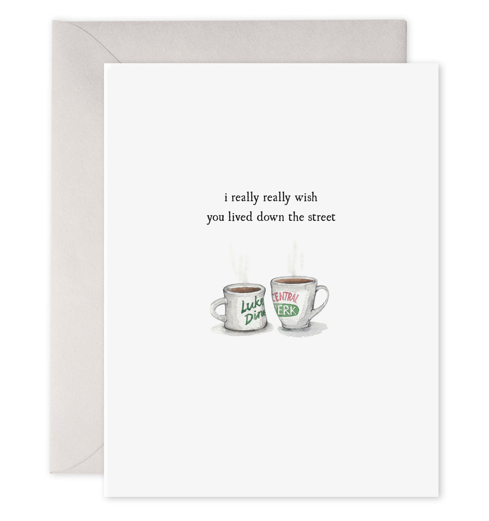 Coffee Cups Greeting Card