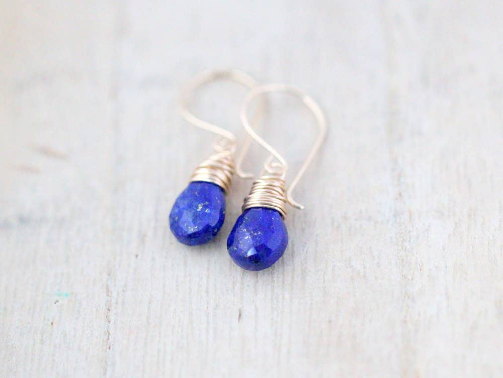 Lapis Dangle Earrings
