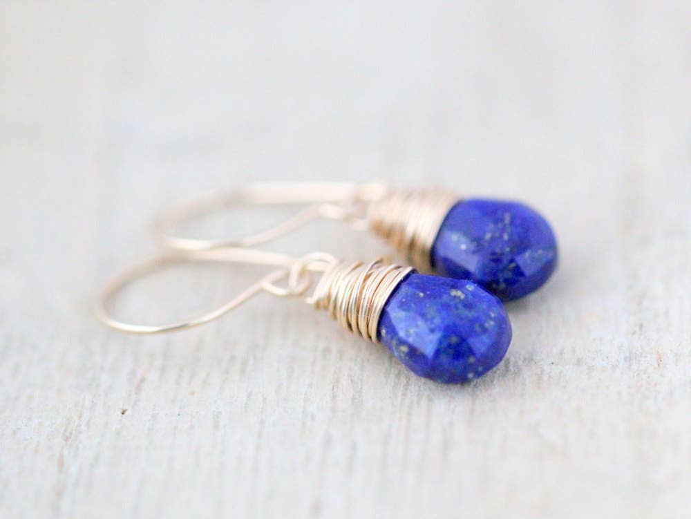 Lapis Dangle Earrings