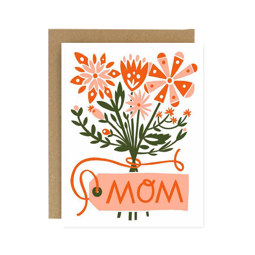 Mother's Day Flower Bouquet Card