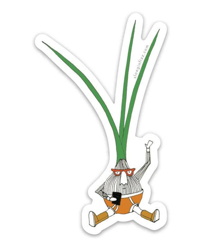 Onion in Underpants and Uggs Sticker