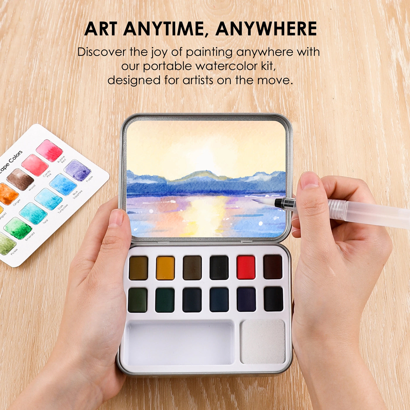 Landscape Pocket Watercolor Set