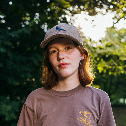 Common Raven Corduroy Hat in Mushroom