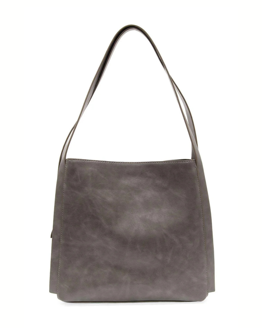 Joanna Tote Bag in Taupe Grey