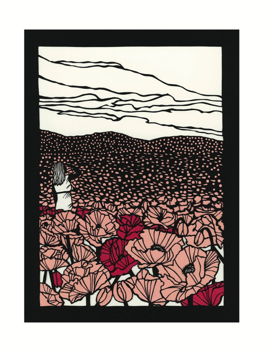 Tissue Paper Petals Card