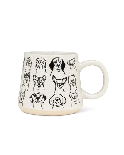 Black & White Dogs Oversized Mug