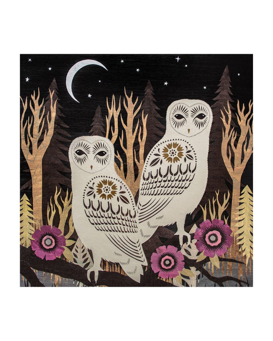 The Forest Listens 8 x 8 Print