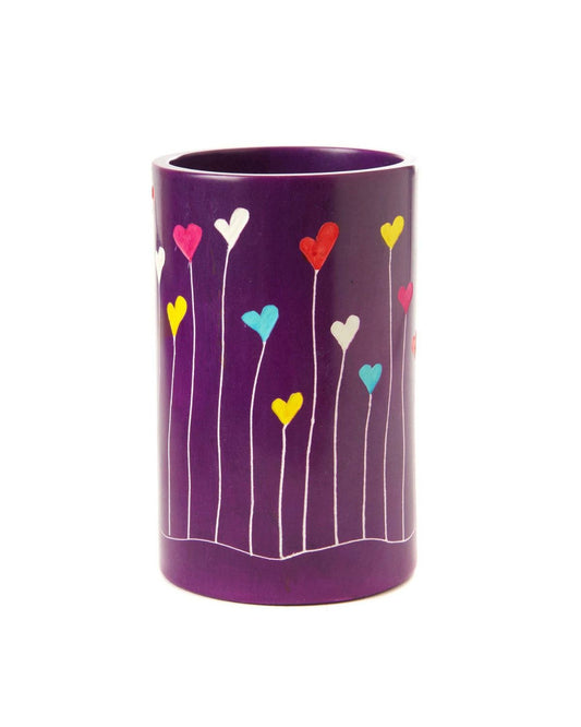 Dreamland Soapstone Pen Cup Vase in