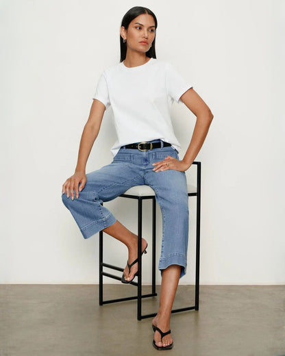 Marine Crop Jean in Dollface | Sanctuary