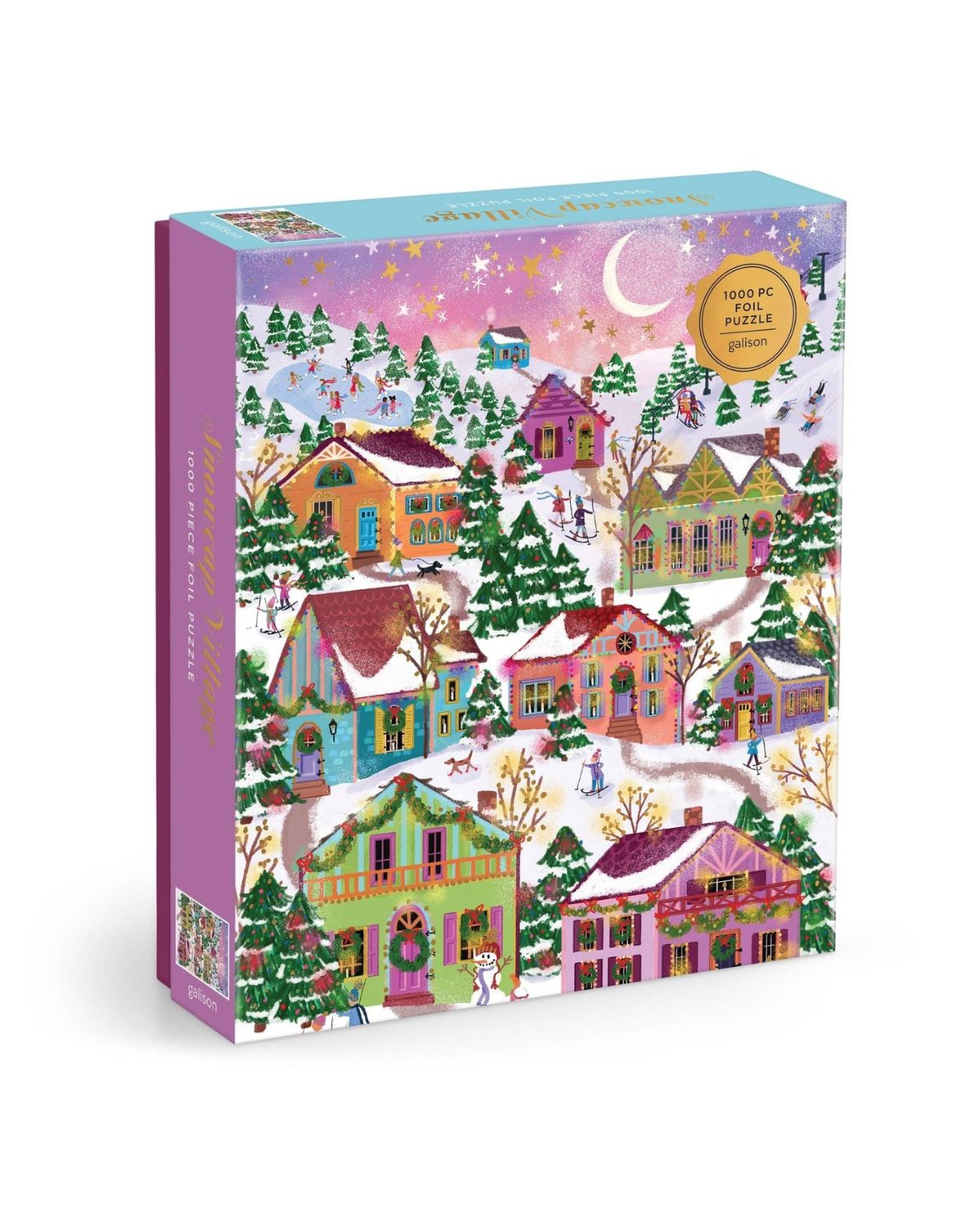 Snowcap Village 1000 Piece Foil Puzzle