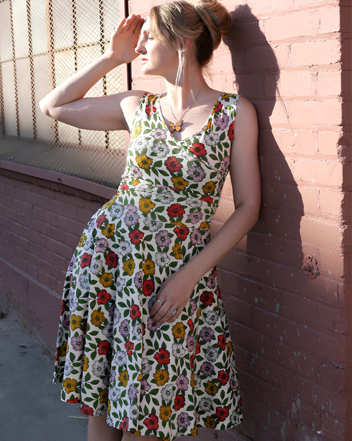 Calistoga Dress in Wildrose Print | Effie's Heart