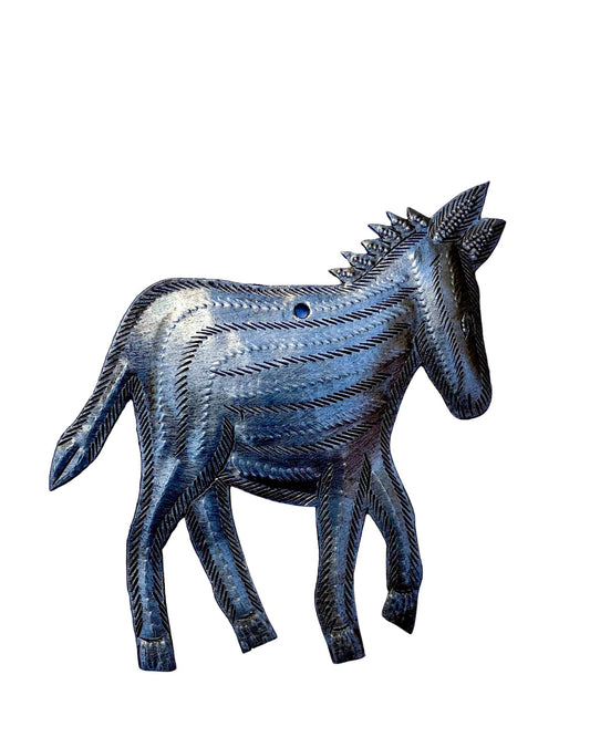 Metal Donkey Wall Decor