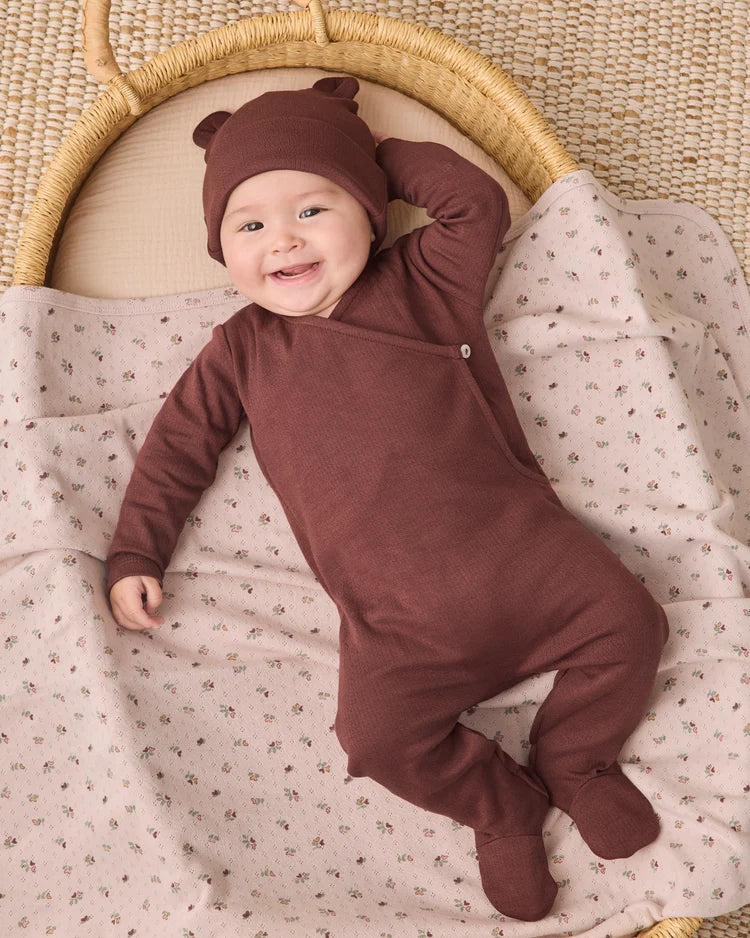 Black Cherry Bear Beanie
