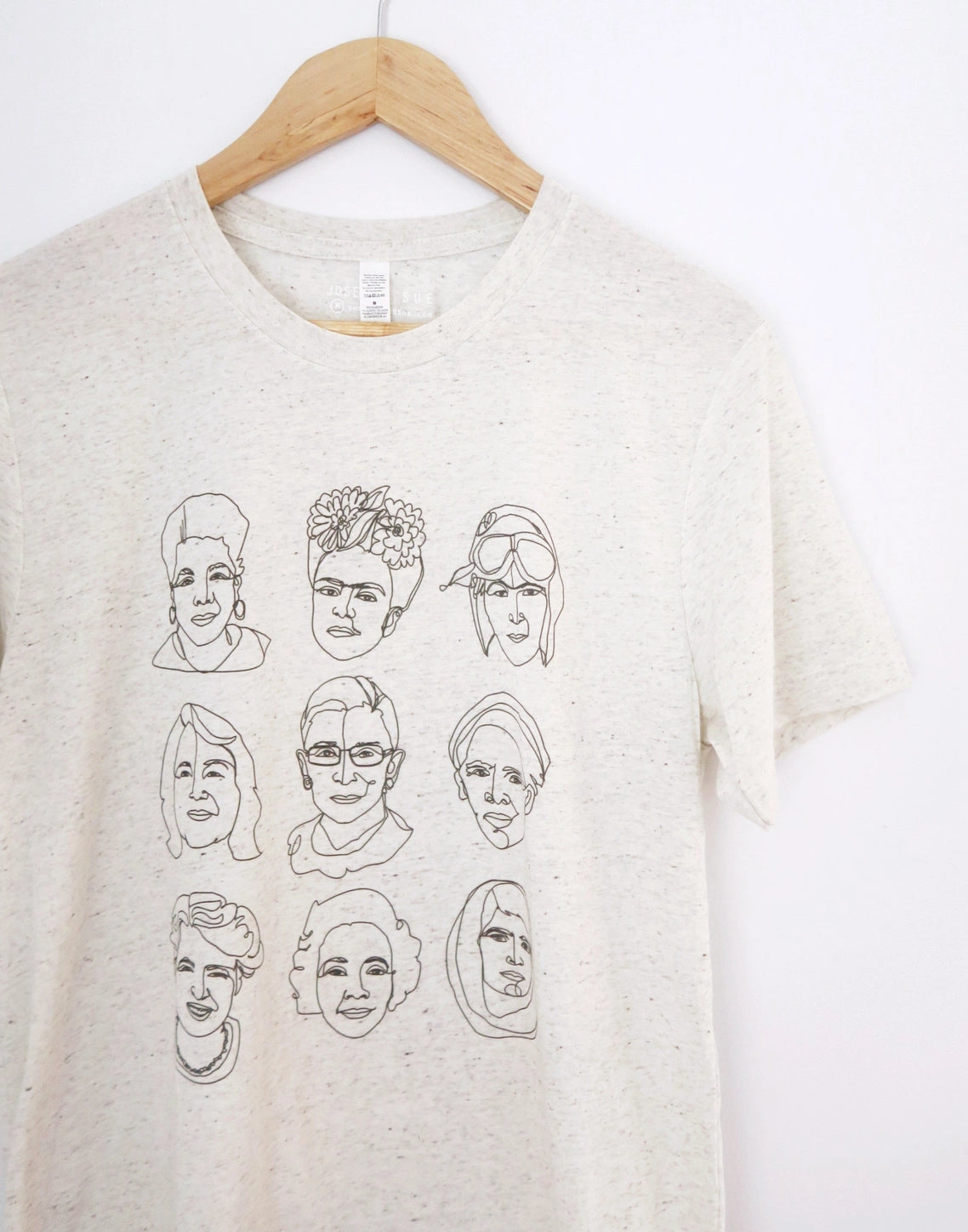 Nine Badasses Tee in Oatmeal