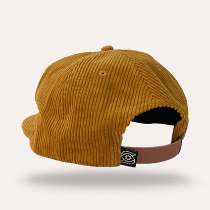 Corduroy Mushroom Hat in Mustard