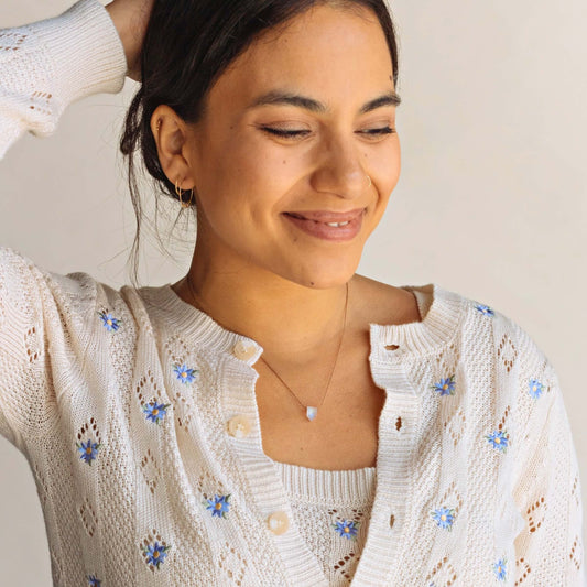 Strong Women Moonstone Necklace