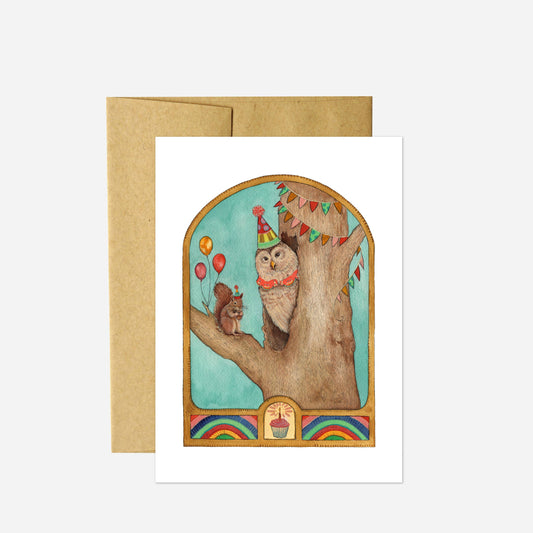 Treetop Party Card