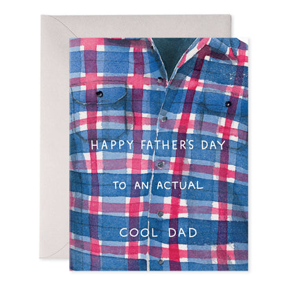 Plaid Dad Father's Day Card