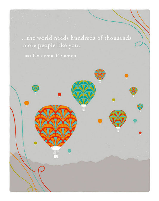 The World Needs Hundreds Thank You Card