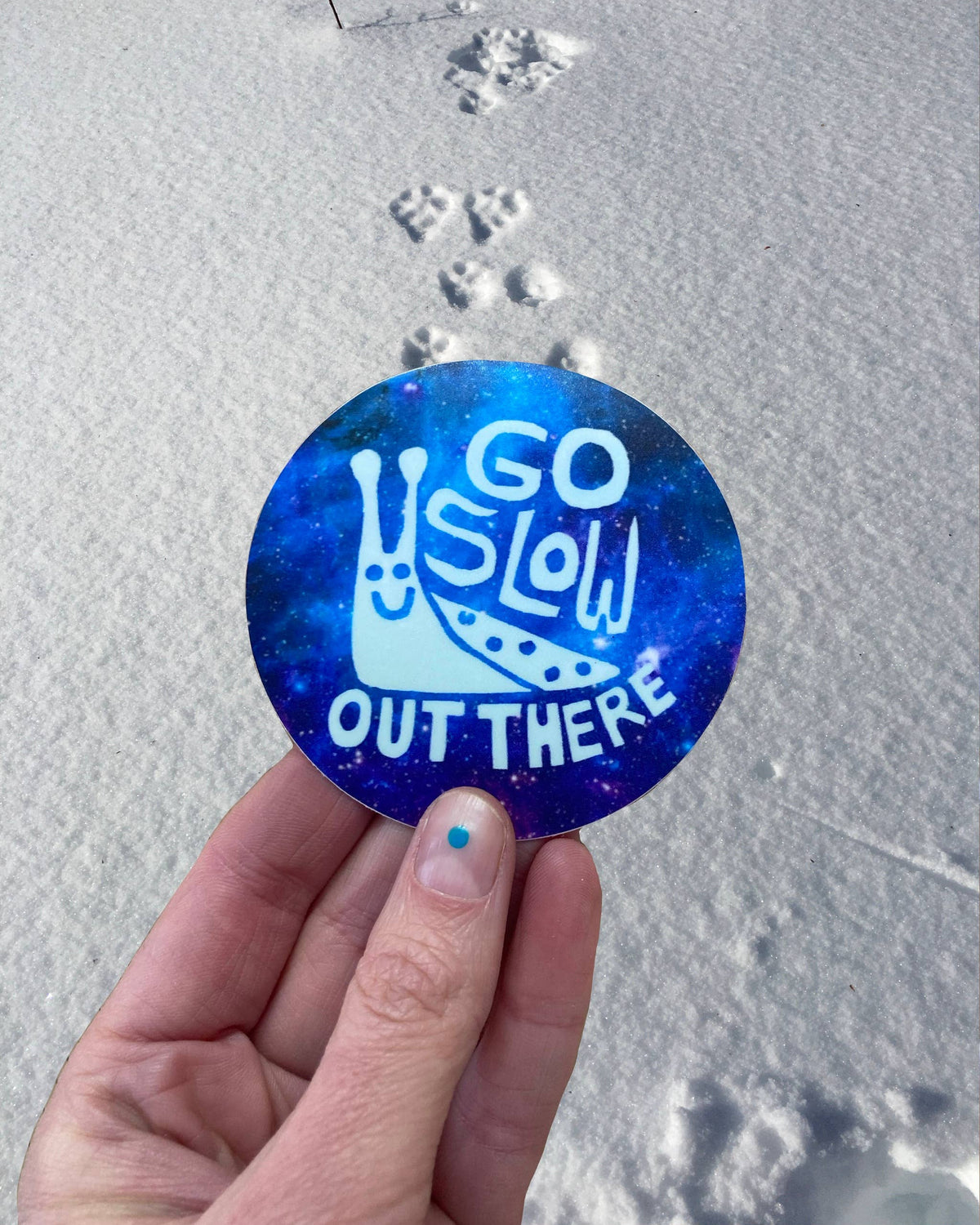 Go Slow Sticker