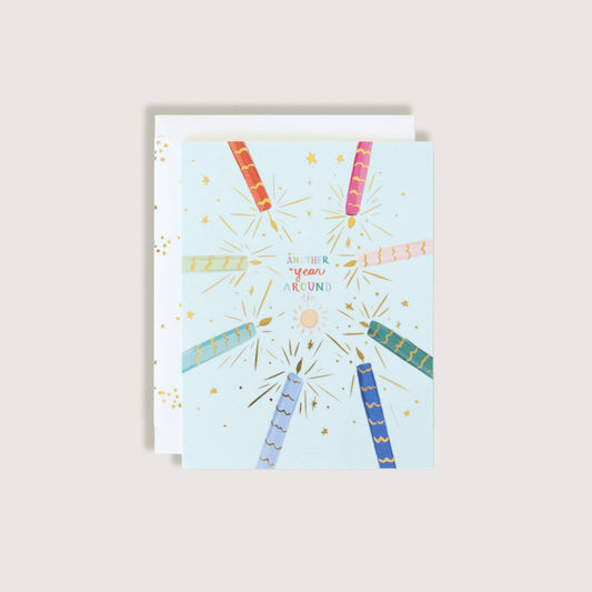 Another Year Around the Sun Birthday Card