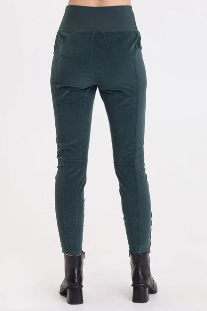 Penny Corduroy Legging in Dark Teal | Wearables