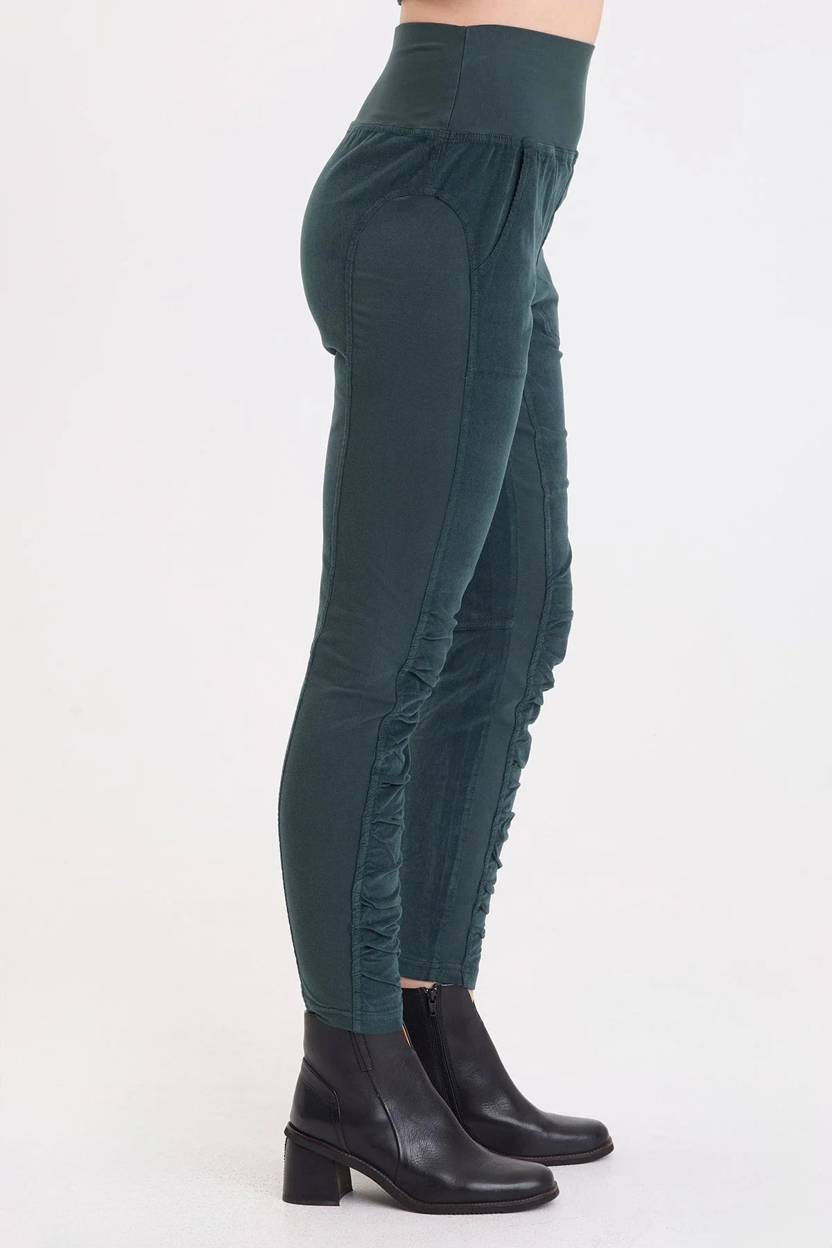 Penny Corduroy Legging in Dark Teal | Wearables