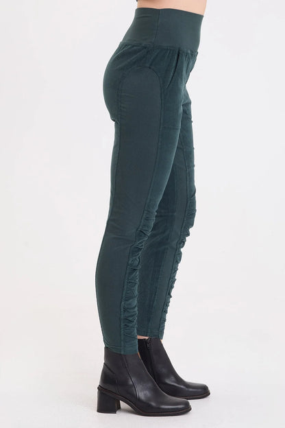 Penny Corduroy Legging in Dark Teal | Wearables