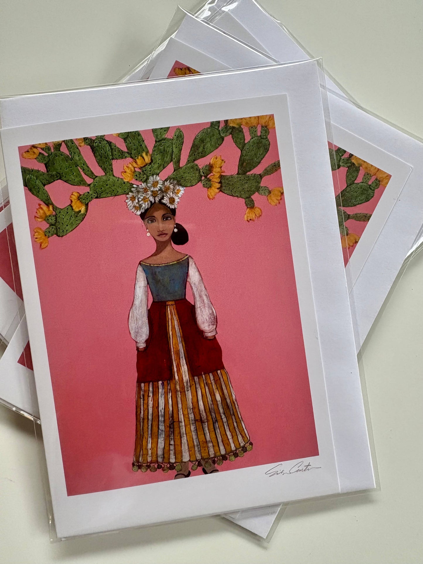 La Flor de Elza Greeting Card