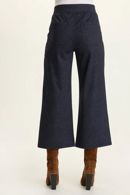 Isidro Crop in Indigo | Wearables