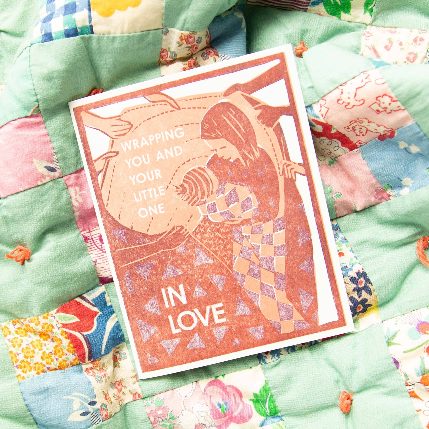 Wrapping You and Your Little One in Love Card