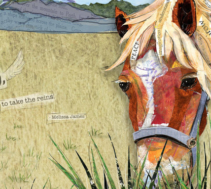 Hood Horse Greeting Card