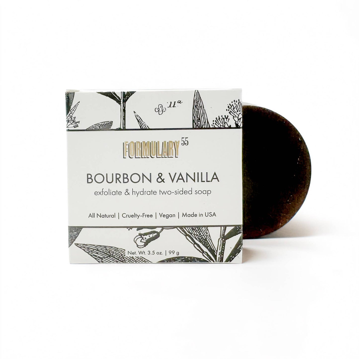 Bourbon & Vanilla Two-Sided Soap