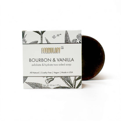 Bourbon & Vanilla Two-Sided Soap