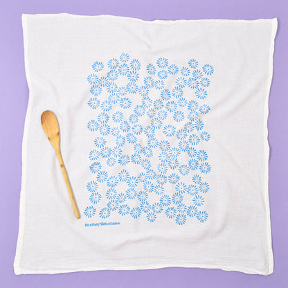 Daisies Flour Sack Tea Towel