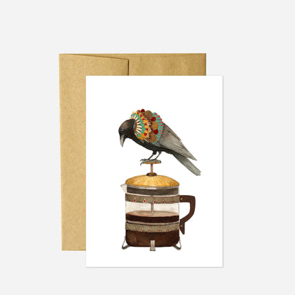 Coffee Crow Card