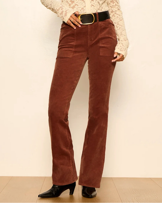 Play Date Corduroy Bootcut in Cocoa | Sanctuary