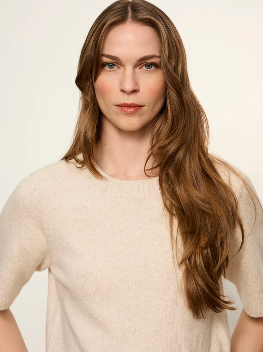 Sweater Tee in Heathered Bone | Sanctuary