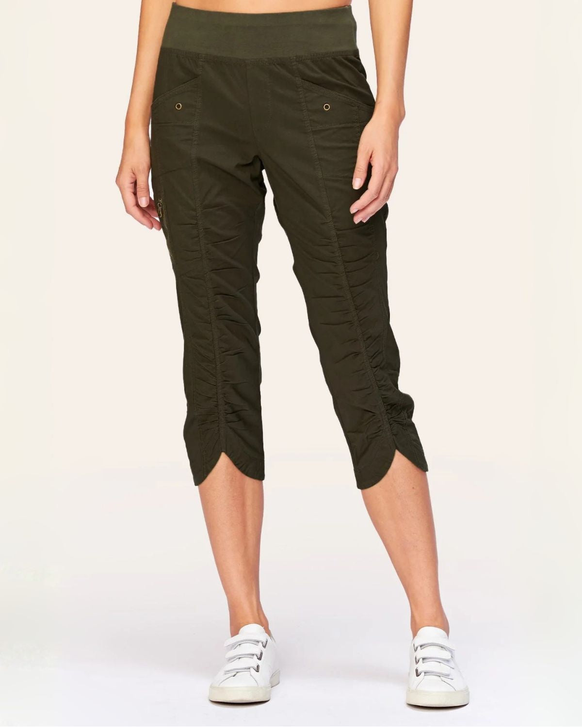 Iris Crop Legging in Olive | Wearables
