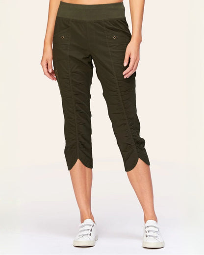 Iris Crop Legging in Olive | Wearables