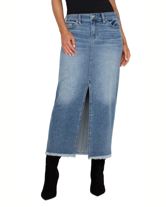 Slit Maxi Skirt in Tanglewood | Liverpool
