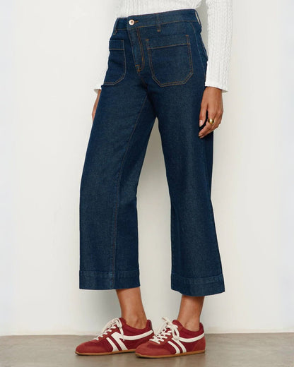 Marine Crop Jean in Magnetic | Sanctuary