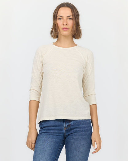 Sonoma 3/4 Sleeve Tee in Whitecap | Dear John