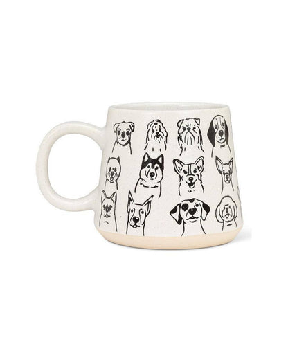 Black & White Dogs Oversized Mug