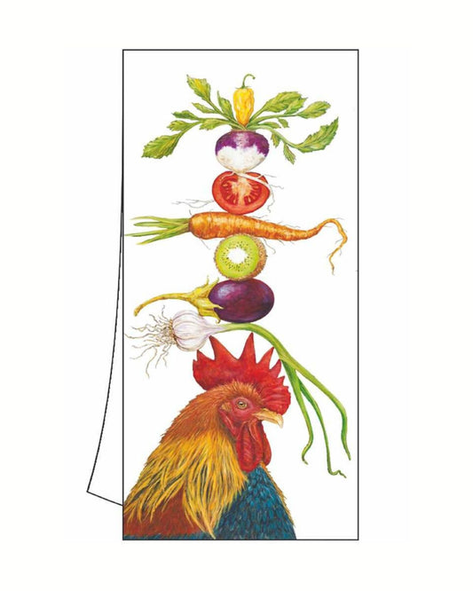 Homer the Rooster Cotton Kitchen Towel