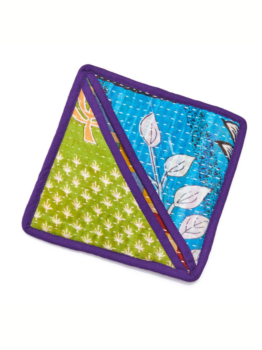 Assorted Kantha Potholder
